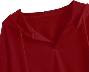 Sudadera con Capucha Corta Personalizada para Mujer, Sudadera Casual de Forro Polar de Manga Larga, Estilo Oversize - Product Image 3