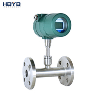 Medidor de Flujo Másico de Gas Térmico de Acero Inoxidable OEM Inteligente RS485 ISO 5167 para Gases Industriales, Aire, Nitrógeno y Argón