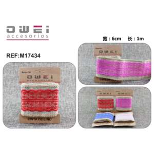 เข็มขัดผ้าลินินขนาด6ซม. * 2U 1M1 /c ริบบิ้นระดับพรีเมียม - Product Image 1