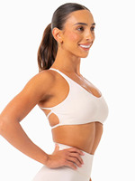 Ensemble de yoga et d'entraînement 2 pièces pour femme, couleur unie, effet délavé, taille haute, avec soutien-gorge de sport push-up à bretelles croisées au dos et leggings
