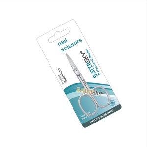 Small Grooming <b>Scissors</b> Straight Stainless Steel Ceramic Handle Facial Hair Trimmer Precision Beauty Nose Eyebrow <b>Beard</b> Premium - Product Image 5