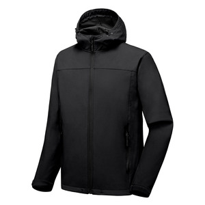 Vestes Softshell sur mesure pour hommes et femmes Veste de randonnée imperméable en nylon avec fermeture à glissière Conception bouffante coupe-vent - Product Image 1