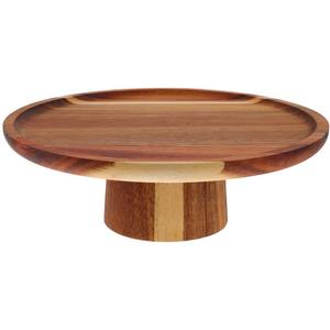 Soporte de exhibición de pastel de madera natural de la mejor calidad diseñado a la moda con madera maciza hecha proveedor de la India - Product Image 3