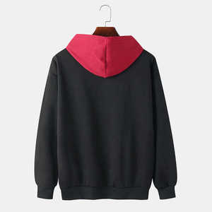 Sweats à capuche pour hommes adultes, dernières conceptions personnalisées, fournisseurs, sweats à capuche décontractés d'hiver, 100% coton molletonné avec poche, sweats à capuche pour hommes - Product Image 2