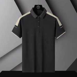 Camiseta de Cuello Redondo para Hombre, Corte Regular, 100% Algodón, Diseño Personalizado, Patrón Liso, Secado Rápido, Transpirable, Informal, Ropa de Calle para Verano - Product Image 4