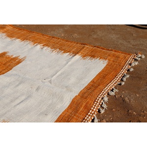 Fabriqué à la main grand Kilim tapis plat tissage tressé Technique 10mm épaisseur motif abstrait pour chambre salon couloir adolescents - Product Image 4