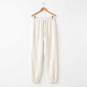 Pantalon de jogging fuselé en coton respirant pour femme, idéal pour l'été – Vente en gros OEM/ODM, fabrication sous marque privée, faible MOQ - Product Image 4