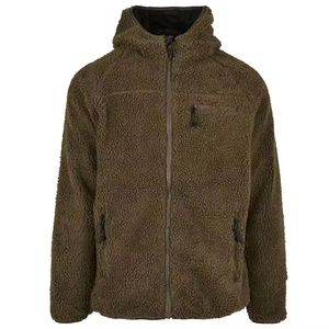 High Quality Wholesale <b>Men's</b> Full Face Zip <b>Jacket</b> Fluzzy <b>Thick</b> Blank Heavyweight Winter <b>Fleece</b> Mask Sherpa Hoodies Breathable - Product Image 6