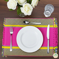 Camino de Mesa de Yute para Decoración del Hogar con Estampado, Ecológico y Reutilizable para un Estilo de Mesa Atractivo y Uso Diario en la Mesa de Comedor