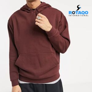 Hoodie for Men Women Oversized Fleece Maple <b>Leaf</b> Hooded Sweatshirt Graphic Print Pullover Hoodies with Pocket OEM - Product Image 1