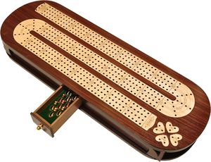Boîte de rangement décorative en bois pour le cribbage |   Finition artisanale haut de gamme |   Offres de vente en gros - Product Image 2