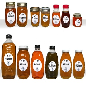 Autocollant personnalisé pour logo d'entreprise, étiquette d'emballage pour miel, autocollant jaune avec motif d'abeille pour emballage commercial - Product Image 6