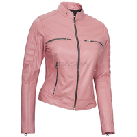 Veste de moto en cuir véritable style motard pour femme, coupe ajustée, logo personnalisé, OEM, marque privée, hiver, coton, nylon