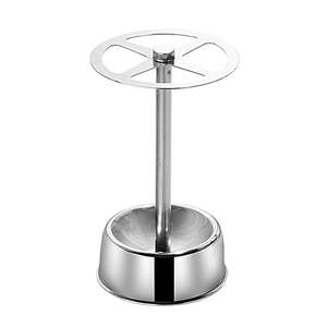 Porte-brosse à dents en métal finition argent brossé Écologique Durable Personnalisable pour les salles de bain d'inspiration spa Intérieur moderne - Product Image 6