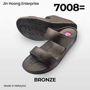 @migo Sandalias Flip-Flop para Mujer 7008= Color Granate, Cómodas, Ligeras, Suela Gruesa Antideslizante, Resistentes al Agua, Tacón de 4cm, Hechas en Malasia - Product Image 3