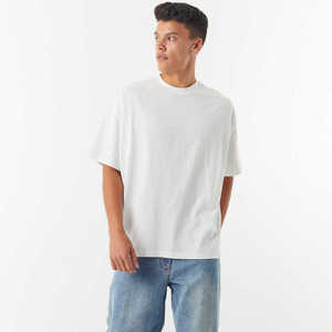 Nouveau haute qualité100 % coton surdimensionné hommes t-shirts pour tenue décontractée/coton de haute qualité OEM votre marque Logo imprimé hommes t-shirt - Product Image 1