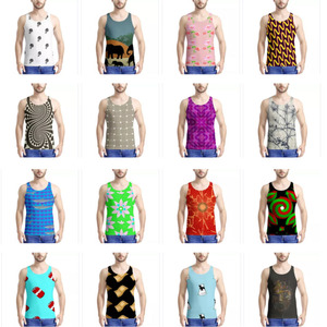 Propre marque vêtements été musculation formelle OEM conceptions Stringer débardeur Gym Fitness maille hommes débardeur - Product Image 5