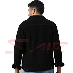 Chaquetas de mezclilla de invierno personalizadas para hombre Tallas grandes Precio económico con relleno de algodón impermeable Estilo informal Servicios OEM - Product Image 4