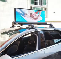 P2.5 P3 P4 P5 Toit de Voiture LED Écran D'affichage Numérique Double Face Étanche Toit de Voiture Panneau Publicitaire Mobile