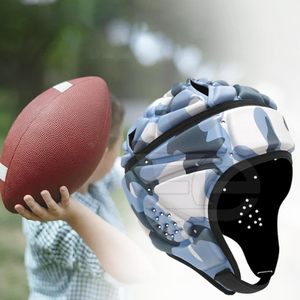 Rugby Helmets Ergonomic Fit Head Protection Gear Shock Absorbing Material Adjustable Straps For Secure Wear - Product Image 4