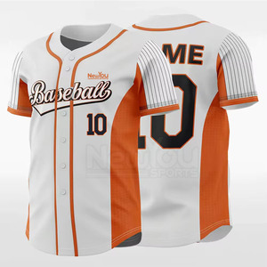 Vente directe d'usine de maillot de baseball à manches courtes New Style Men Sport Wear de maillot de baseball - Product Image 3