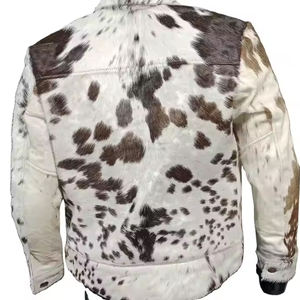 Chaqueta de Cuero Vacuno para Hombre, Estilo Moderno, Diferentes Colores, Ropa de Moda, Chaquetas de Cuero Vacuno de Manga Larga para Hombre - Product Image 2