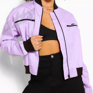 Blouson Bomber Femme Grande Taille Respirant Nouveau Style Streetwear Manches Longues Blouson Bomber Femme Respirant Séchage Rapide - Product Image 5