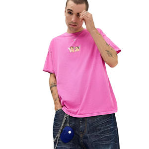 Camiseta de Hombre al por Mayor, Lavada al Ácido, Vintage, Personalizada, Extra Grande, de Algodón 100%, Estampada - Product Image 1