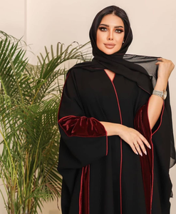 Dubai Style Luxury <b>Abaya</b> Design for Women Elegant Golden <b>Abaya</b> with Crystal and Bead work for <b>Wedding</b> and Special Occasions - Product Image 4