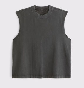 New Design logo Printed <b>Men</b> Tanktop Crew Neck Sleeveless <b>Men</b> Tanktop Solid Color Stylish <b>Cropped</b> <b>Tops</b> <b>Men</b> Tank <b>top</b> - Product Image 6