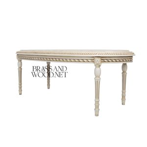 Table basse ovale de luxe avec plateau en marbre, pieds sculptés élégants, design classique pour salon, décoration intérieure et mobilier d'angle de séjour - Product Image 3