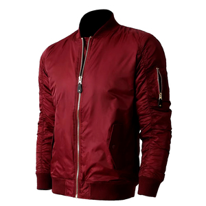 Chaqueta de satén equipo griego con botón frontal personalizado al por mayor bombardero letras chaqueta universitaria satén Varsity chaqueta hombres - Product Image 4