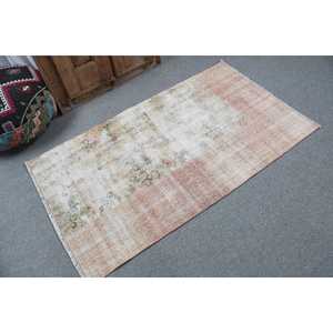 พรมลายตุรกี ขนาด 3x5.2 ฟุต สีขาวลายพราง พรมขนสัตว์วินเทจ - Product Image 2