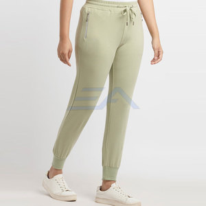 Pantalones Casuales de Mujer al por Mayor, de Poliéster/Algodón de Alta Calidad, con Frente Plano, Estampados con Logotipo de Marca Personalizada para Invierno - Product Image 2