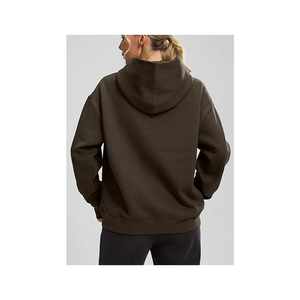 Vente en gros, sweat-shirt pour homme en coton noir et blanc avec logo personnalisé, sweat à capuche uni, pull rembourré - Product Image 2