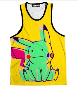 Camiseta sin mangas para hombre transpirable de talla grande personalizada con impresión por sublimación digital - Product Image 3