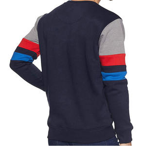 Chemises de survêtement en polaire éponge pour hommes de couleur jaune classique Service OEM et ODM Quantité en vrac confortable Vente de chemises de survêtement personnalisées - Product Image 6