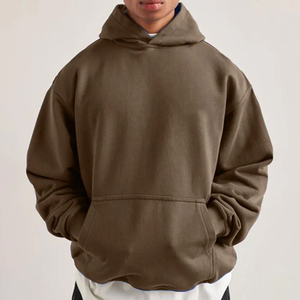 Sweat à capuche oversize personnalisé pour homme 2026 – Qualité supérieure, 100 % coton, molleton épais en French Terry, respirant, épaules tombantes - Product Image 1