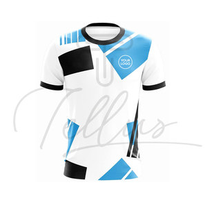 Maillot de football imprimé le plus vendu 100% polyester extensible antibactérien confortable vêtements de sport pour hommes uniforme de club de football - Product Image 3