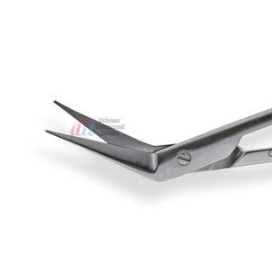 19cm Potts Smith Scissors 45 Angled Razor Edge Blades <b>Ring</b> Handle <b>Stainless</b> <b>Steel</b> Surgical Dental Scissors Smith Angled Scissors - Product Image 2