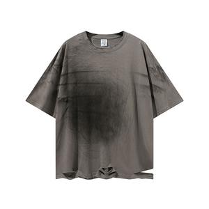 Camisetas Extra Grandes de Algodón 100% Tejido Desgastado Personalizadas para Hombre - Alta Calidad, Transpirables y Ecológicas - Product Image 2