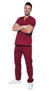 Uniforme médico de enfermería para hombre, uniforme de Hospital de alta calidad, conjunto de 2 piezas, Unisex - Product Image 2