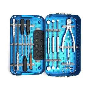 Juego de instrumentos quirúrgicos de columna vertebral Kit quirúrgico ortopédico Manual de acero inoxidable alemán de alta calidad Clase II aprobada por CE - Product Image 6