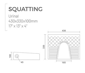 Artículos sanitarios Inodoro de cerámica Baño Ahorro de espacio Sistema de descarga Armario de agua Sartén en cuclillas con cubierta y tanque - Product Image 6