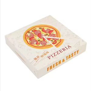 Vente en gros de boîtes à pizza réutilisables imprimées en vert boîte à pizza de 9 pouces 12 pouces avec logo - Product Image 3