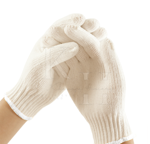 Gants en tricot de coton réutilisables-Gants en tissu écologique pour travaux légers et sécurité au travail industriel - Product Image 3