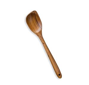 Utensilios de madera de teca, cuchara saludable y espátula artesanal de madera de teca de alta resistencia a la humedad para utensilios de cocina antiadherentes - Product Image 5