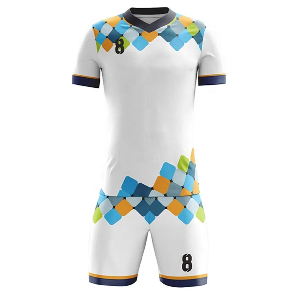 New fashion Customized Football Team Jersey Soccer shirt Sets Sublimation Uniform Custom Soccer Wear Uniform
