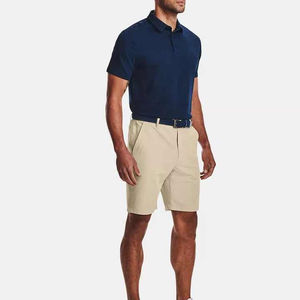 Pantalones cortos chinos OEM al por mayor para hombre, ropa informal sostenible, material suave, pantalones cortos chinos anti pilling para hombre con logotipo personalizado - Product Image 3