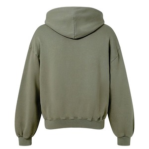 Sweats à capuche zippés de haute qualité pour hommes, basiques, en coton mélangé, épais, tendance, zippés, vêtements décontractés pour hommes, manches longues, vente en gros, OEM - Product Image 5
